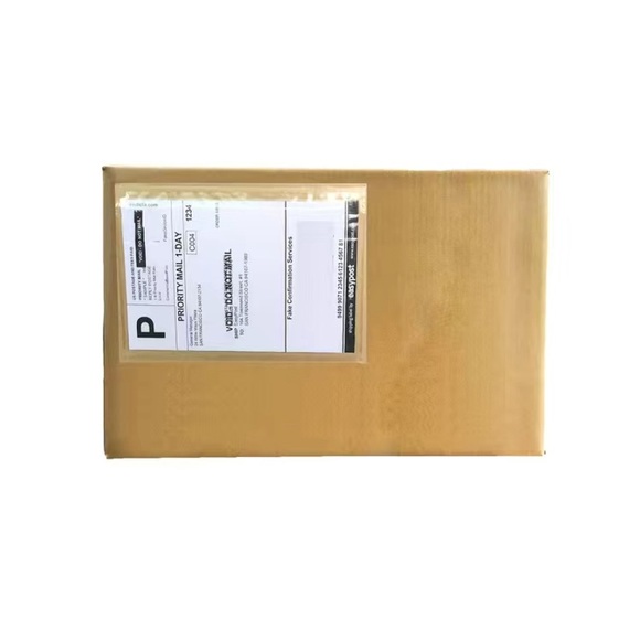 🆕50pcs Clear Adhesive Shipping Label Covers - Picture 4 of 6